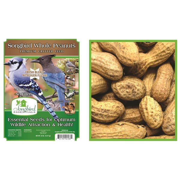 Songbird Essentials 15 lbs Songbird Whole Peanuts SESEED186GC